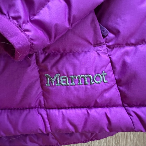 Marmot Purple Quilted Down Jacket - Picture 4 of 7